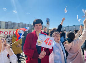 Торжественный митинг «Наследники Победы»,  посвященный 80-летию Победы  в Великой Отечественной войне 1941-1945 гг..