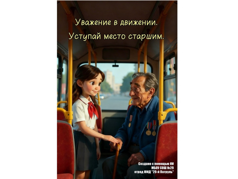 Памятки «Уступи место старшим».