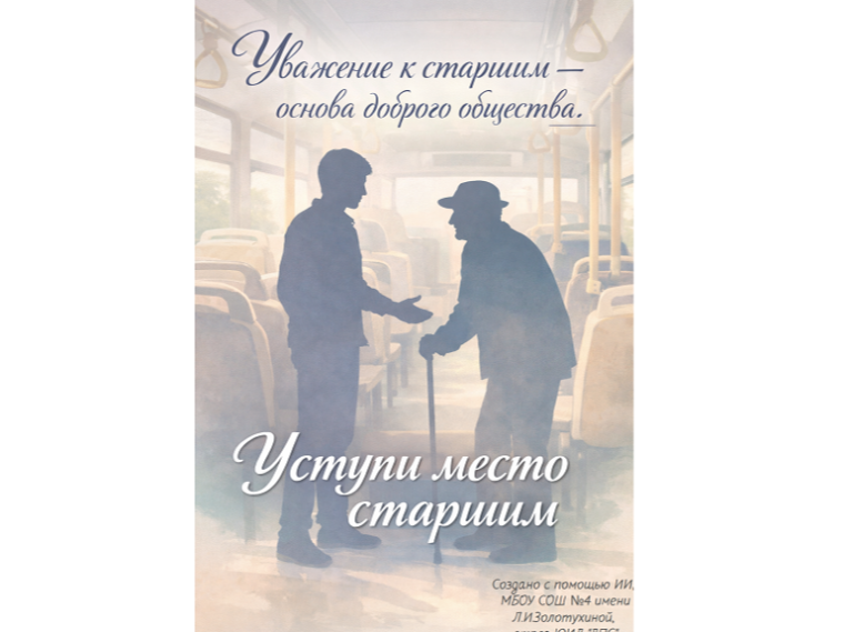 Памятки «Уступи место старшим».