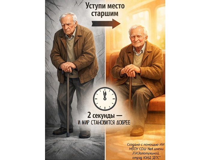 Памятки «Уступи место старшим».